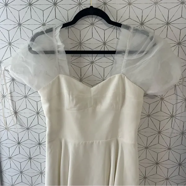 Amanda Uprichard Lovely Dress Ivory - Image 6