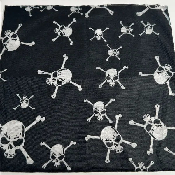 Wide Skeleton Head Headband - Image 2