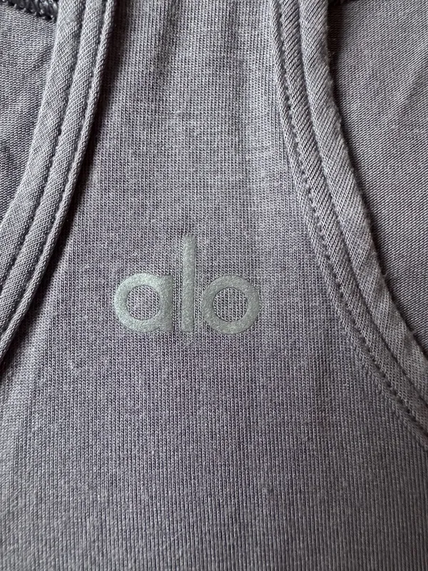 Alo Yoga All Day Tank Top (Size S?) in Fog - Image 5