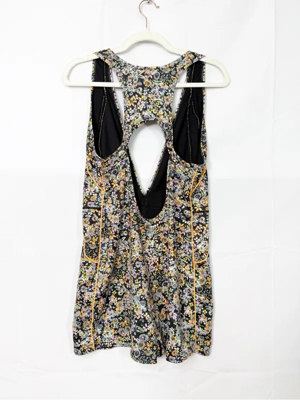 Free People Movement Eden Performance Onesie Ditsy Floral Print Romper - Image 5