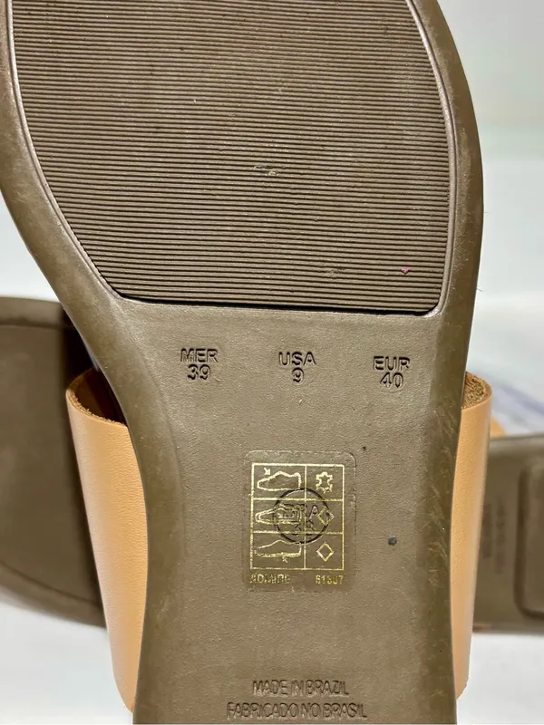 Chinese Laundry Cognac Toe-Loop Slide Sandals - Image 8