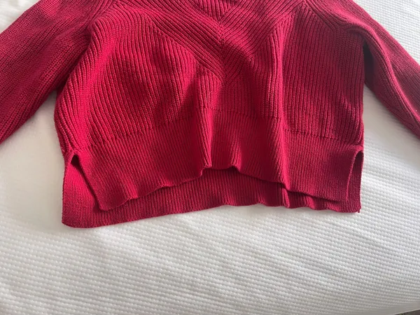 Cropped Sweater Red Size XS - Image 6