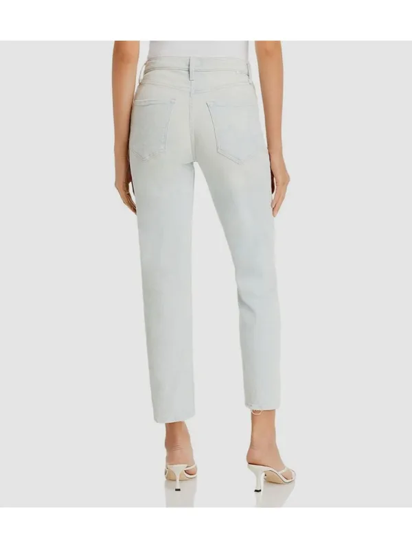 MOTHER the pixie tomcat ankle High-Rise Jeans pina colada paradise wash 25 - Image 2