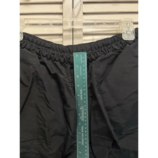 Skillcraft Army Pants Size M Black Lined Pockets Elastic/Cord Hem Zip Ankle - Image 2
