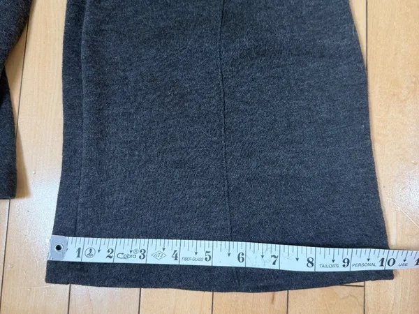 RAE DUNN Charcoal Grey Wide Leg Sweat Pants Size XS - Image 8