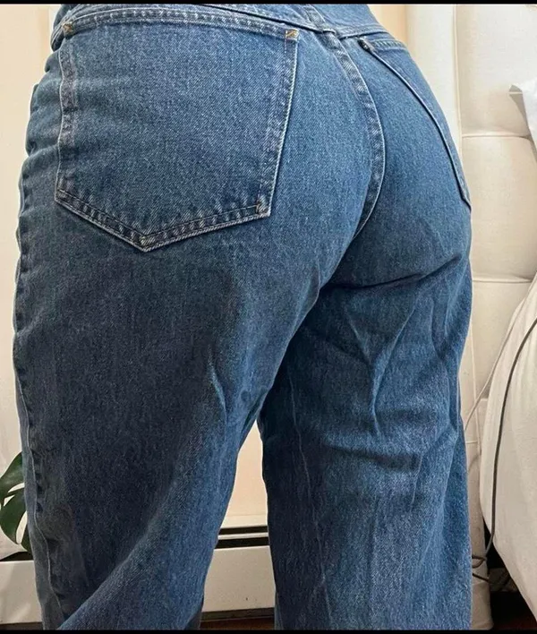 Vintage High Waisted Jeans Blue Size 4 - Image 3
