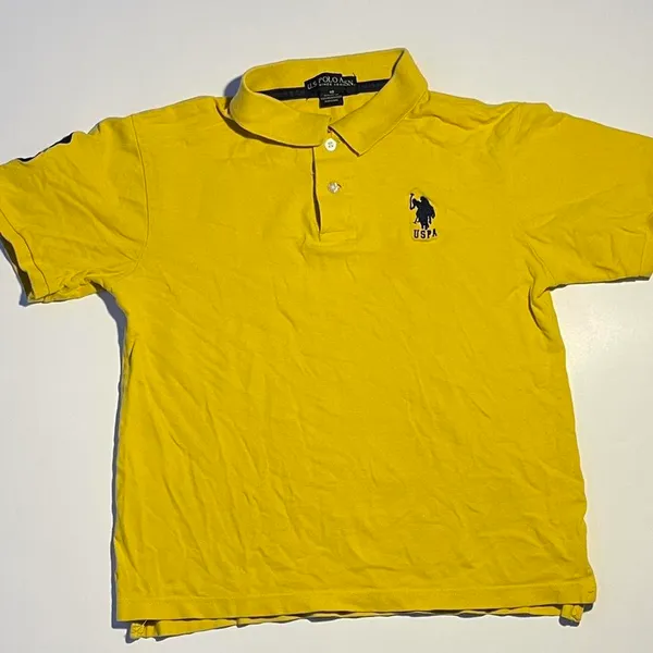 Boys USPA Polo Collared Shirt ✦ Open To All Offers ✦ Bundle Measurements: Like New Condition. No Flaw U.S. Polo ASSN USPA Big Pony Yellow Embroidered Polo Rugby Shirt Boys 18 Formal Standard Fit. Excellent For Casual & Formal Wear. USPA Logo Front Left Side + Right Arm. Thick Durable Fabric. Yellow/ Navy Blue ——— TAGS ——— #Yellow #Rugby #Polo #USPA #Rugby - Image 2