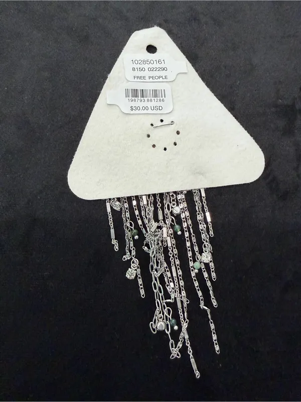 Free People NWT Cresta Dangle Brooch- silver. $30 - Image 5