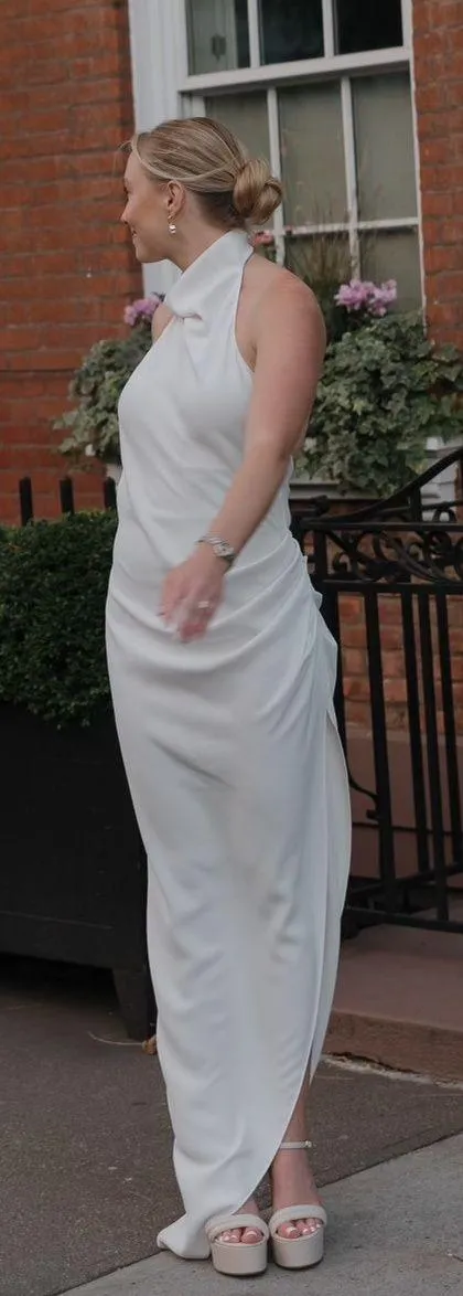 Amanda Uprichard Samba Gown in Ivory - Image 2