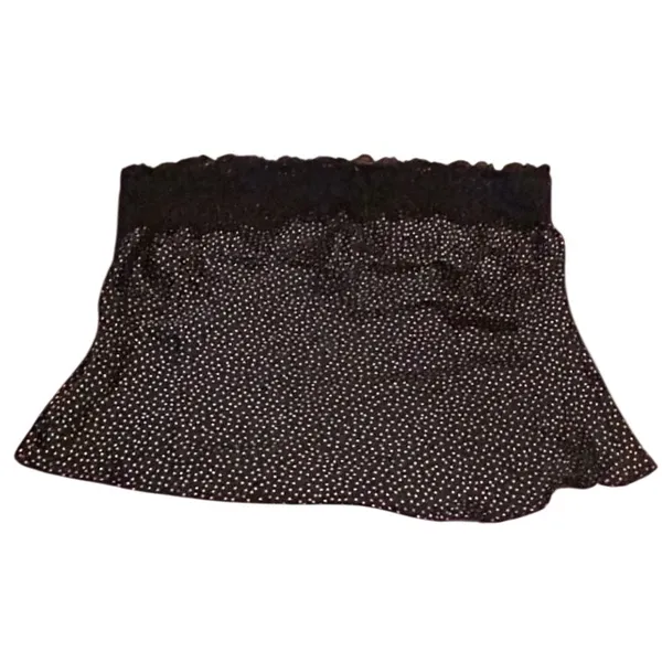 Free People Intimately Camisole Lg Black Polka Dot Lace Strapless Top Romantic - Image 3