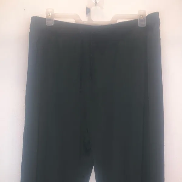 Terra & Sky Dark Green Athletic Sweat Pants Pockets Drawstring Strech 1X - Image 2