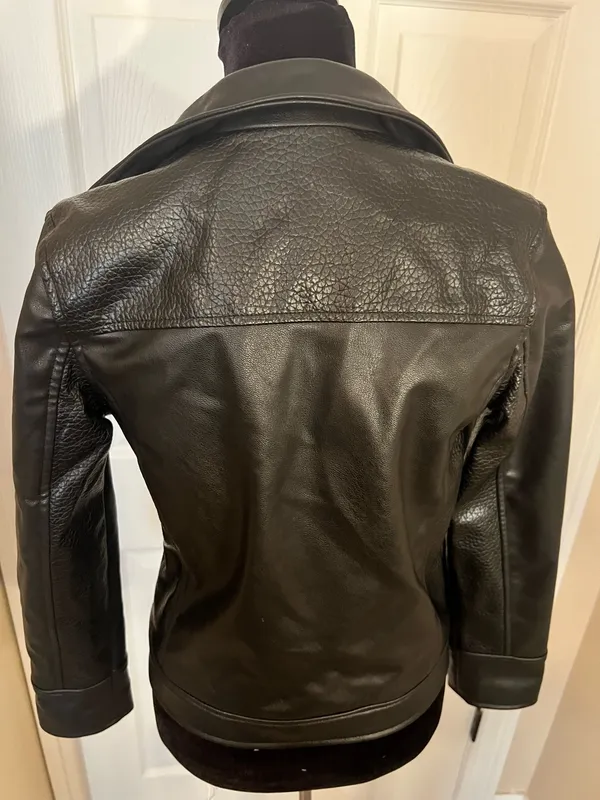Art Class Girls faux leather biker jacket - Image 6