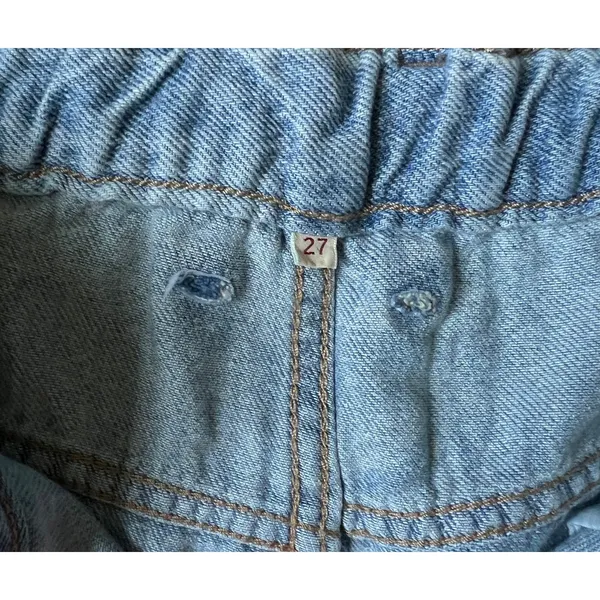 Levi's Baggy Carpenter Jeans Womens 27x31 Light Wash Wide‎ Leg Utility Denim - Image 3