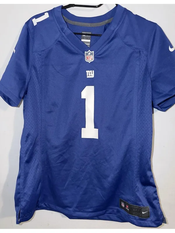 Nike New York Giants Blue NFL Jersey Size M - Image 4