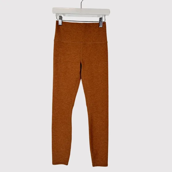 Vuori Womens Leggings Brown Clean Elevation Pull On Stretch Gym Yoga Size XS - Image 2