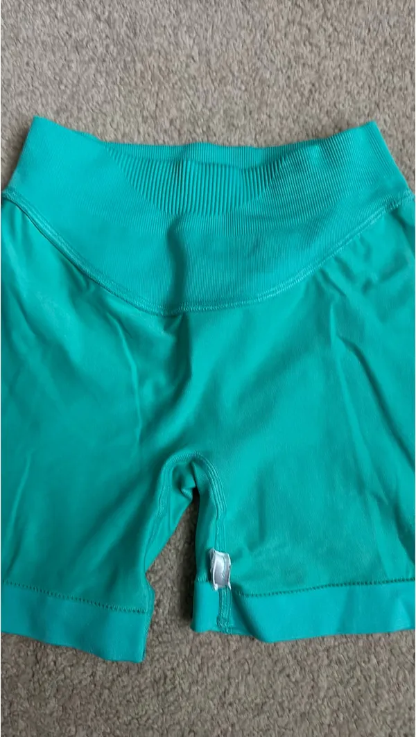 Gymshark Sweat Seamless Shorts- Paradise Blue - Image 6