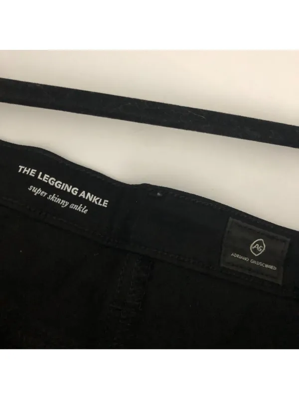 Adriano Goldschmied Black Super Skinny Legging Ankle Jeans 27R Womens Stretch - Image 4