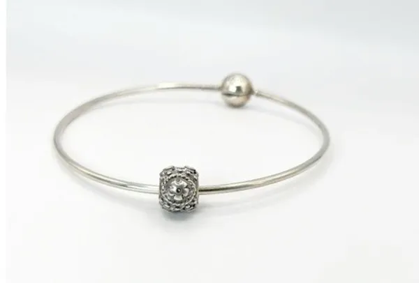 Pandora Easter Bunny Egg Holiday Bead With Clear Cubic Zirconia Authentic Charm - Image 3