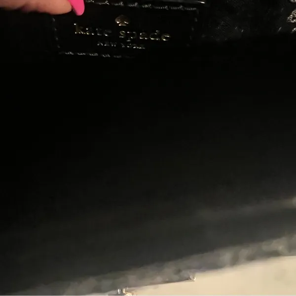 Kate Spade Sunset Lane Eden in Black Glitter Crossbody Purse $249 - Image 12
