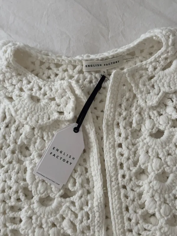 English Factory Crochet Top White - Image 2
