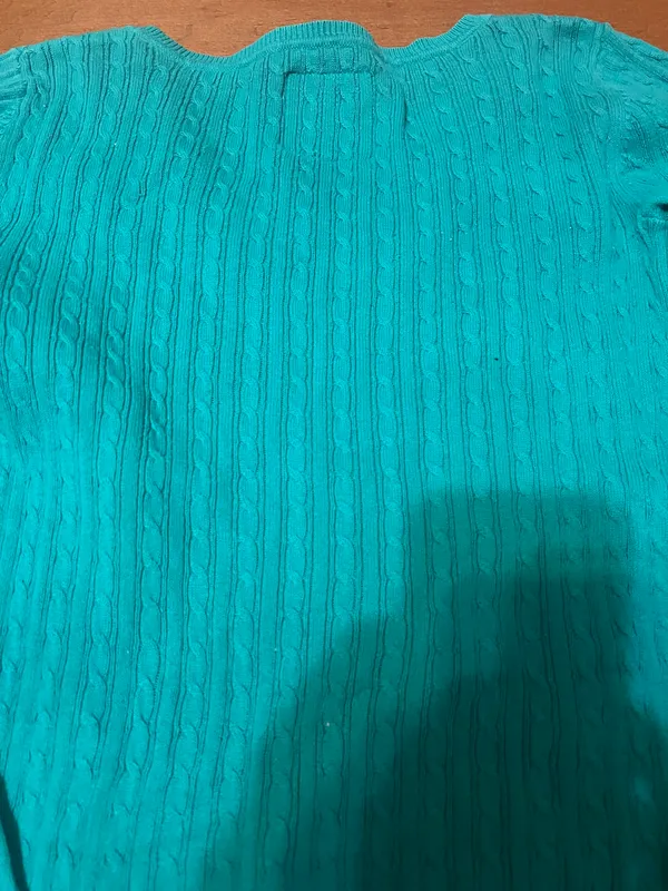 U.S. Polo Assn. Teal Ribbed Sweater - Image 6