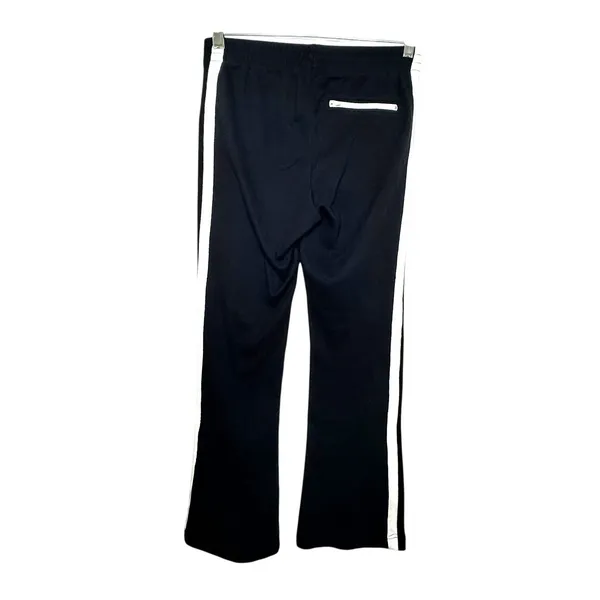Maeve Anthropologie Knitted Straight leg black/white stripe pants size small - Image 5