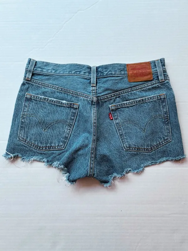 Levi’s Premium 501 Denim Cutoff Shorts - Women Size 27 - Image 2