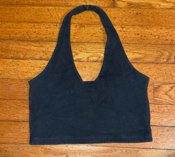 Brandy Melville Black Alexis Halter Top - Image 2