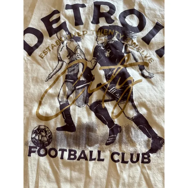 Official Detroit City FC Graphic T-Shirt | Size M‎ Cream Le Rouge Soccer - Image 6