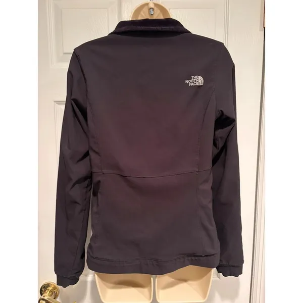 The North Face Jacket Women Small Black Soft Shell Fleece Lined Outdoor - Image 3
