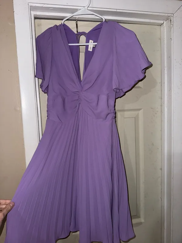 Adelyn Rae Purple Dress - Image 5