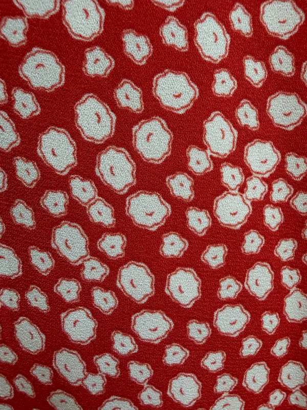 Sienna Sky Red Floral Button-Front Midi Dress, Size S, MSRP $40 - Image 4