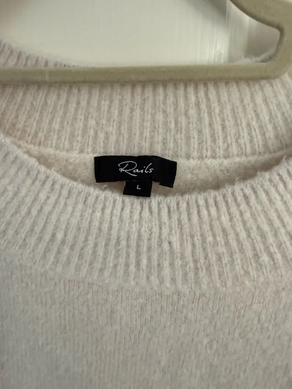Rails Kana Sweater in White and Gold Stars - Image 3