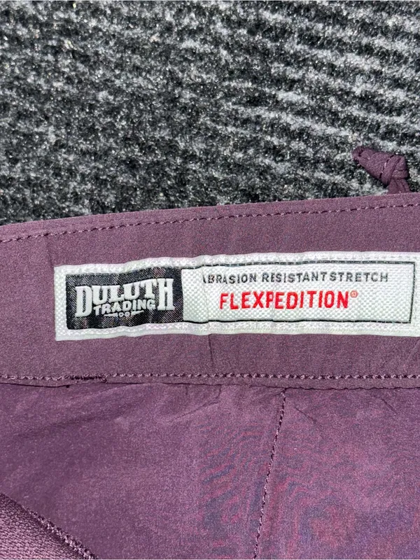 Duluth Trading Co NWT Women Flexpedition Joggers Elderberry Purple 10x28.5 Nylon - Image 8