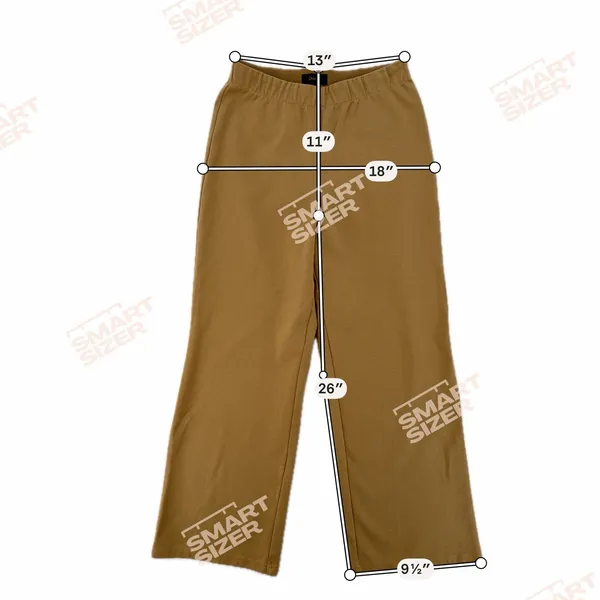 Quince Organic Cotton Double Knit Wide Leg Pants Soft Camel Work Casual Size XS - Image 6