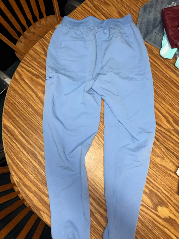 Fabletics Light Blue Scrub Pants - Image 5