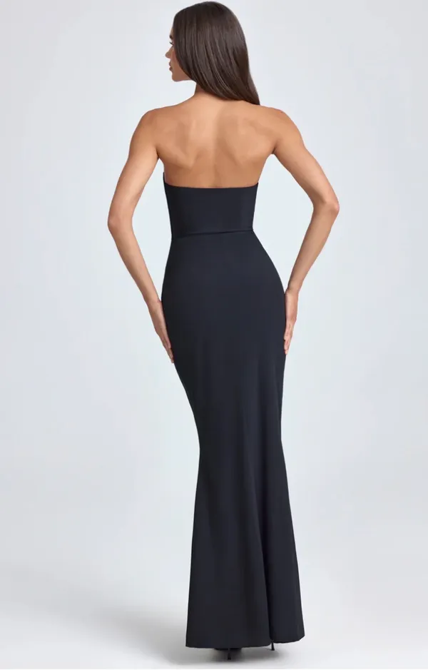 Oh Polly Dress Black Ruffle - Image 2