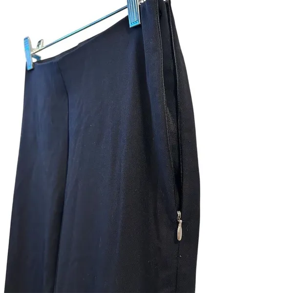 H&M Women's Navy Blue Dress Pants Size 2 Straight Leg Workwear‎ - Image 4