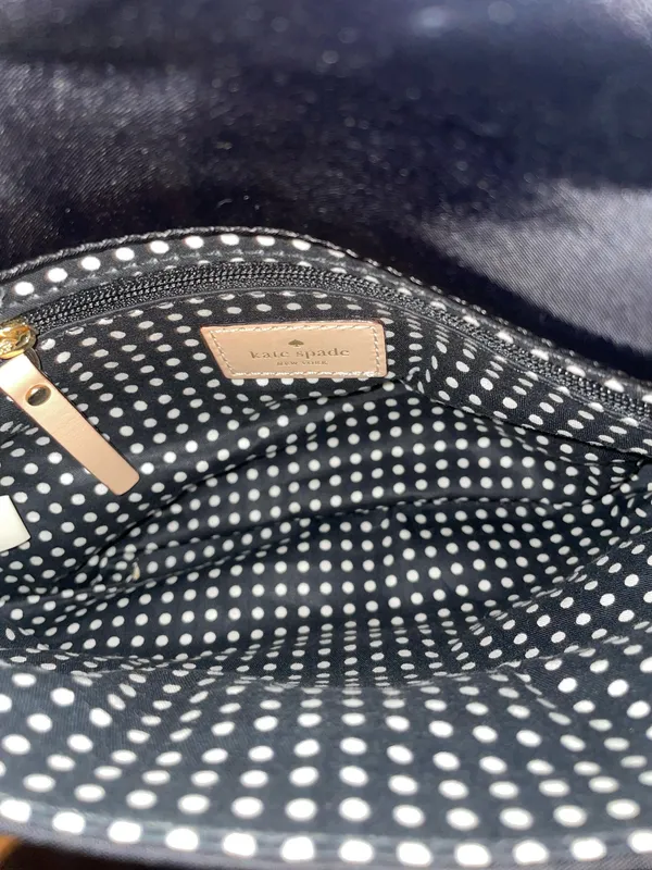 Kate Spade Crossbody Purse Black - Image 3