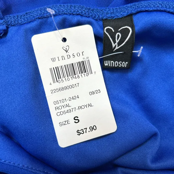 Windsor Blue Mini Homecoming Dress - Image 3