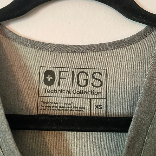 FIGS Graphite Gray Caterina One Pocket Scrub Top Uniform Nurse Doctor Women's XS - Image 2