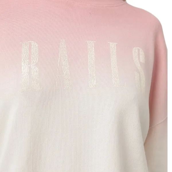 Rails Reeves Pink Peach dip‎ dye sweatshirt NWT Size Small - Image 4