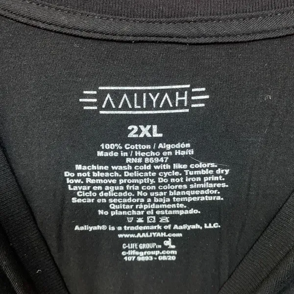 Aaliyah Age Aint Nothing but a Number New Jack Swing Tee XXL - Image 4