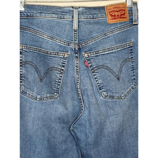 Levi’s Ribcage Bell High Rise Distressed Bell Bottom Jeans Size 30 - Image 4