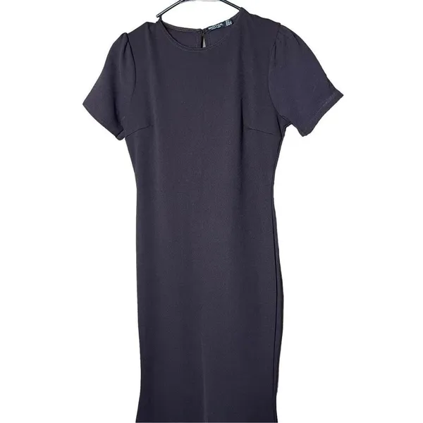 Nasty Gal The Come A‎ long Way Dark Brown Bodycon Midi Dress Size 8 NWT - Image 2