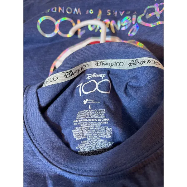 Mickey Mouse T Shirt 100th Anniversary Adult Large‎ - Image 2