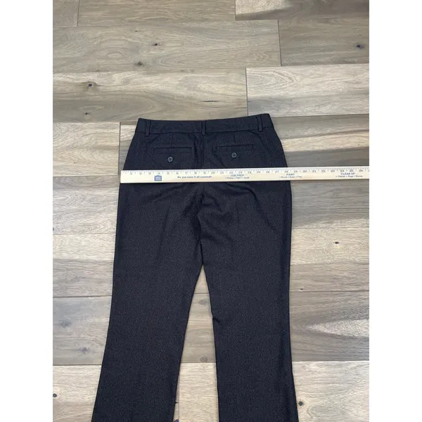 Express Brown Metallic Thread Pants Size 4 Slim Modern Fit - Image 11