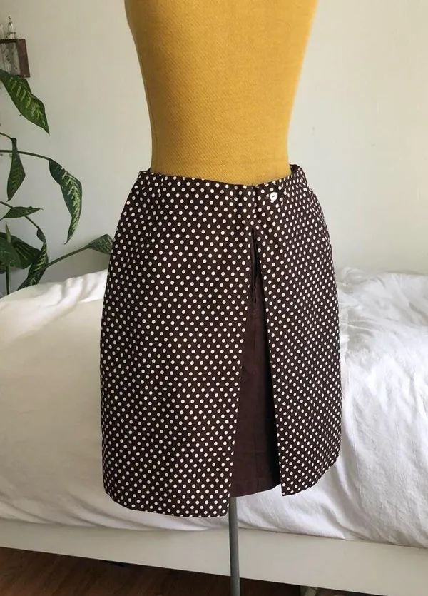 Union Made Vintage Polka Dot Skirt - Image 2