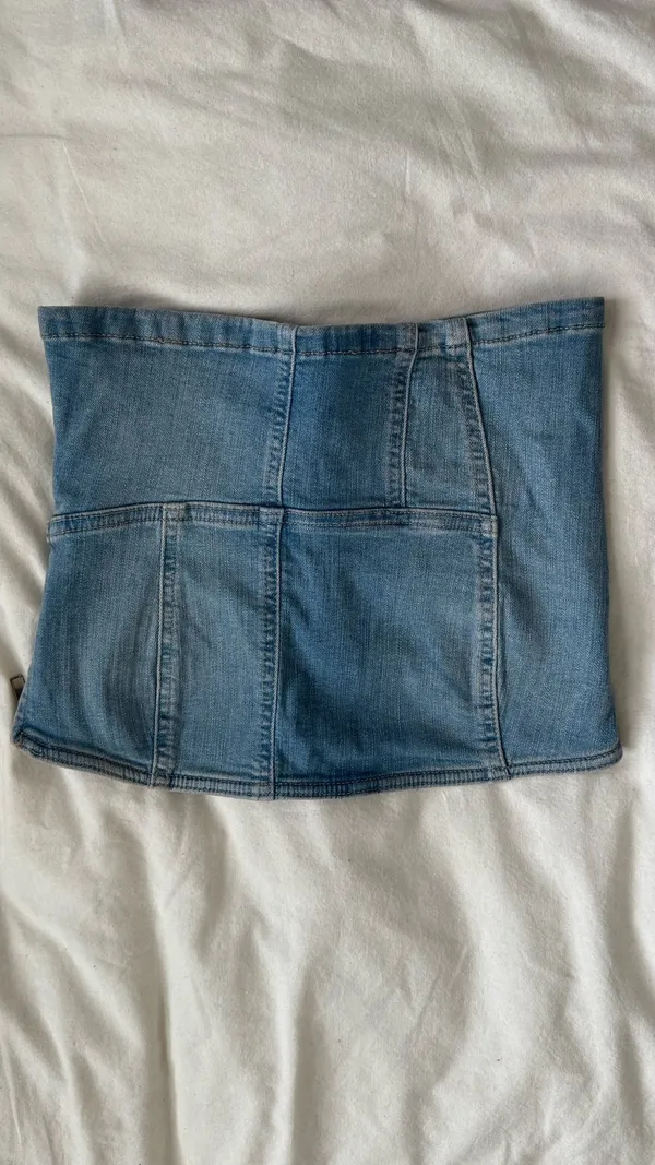 Denim Crop Top ZARA - Image 2