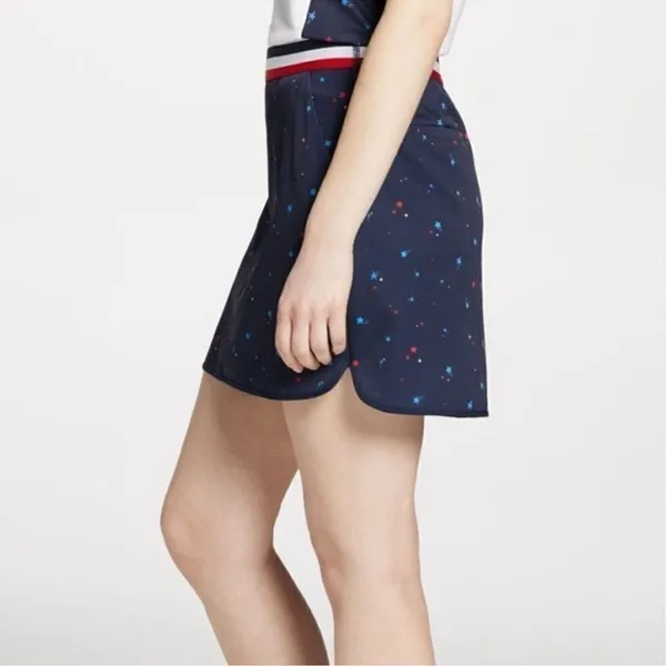 Lady Hagen Golf Skort Size‎ XS Blue Patriotic Star 4th of July Skirt NEW B22 - Image 2